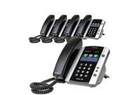Polycom VVX 601 2200 48600 025 5 pack VVX 601 16 line Business Media Phone