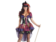 Sexy Neon Wicked Witch Body Shaper Outfit Halloween Costume