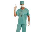 Mens ER Doctor MD Scrubs Surgeon Halloween Costume