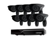 Defender PRO Sentinel 16CH H.264 1TB Security DVR w/ 8 Hi-res Outdoor Surveillance Cameras and Smart Phone Compatibility
