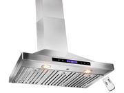 AKDY 36 AG NB02 36 Euro Stainless Steel Wall Mount Range Hood