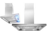 AKDY 30 AG NH308A 30 Euro Stainless Steel Wall Mount Range Hood