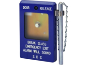 SECURITY DOOR CONTROLS SDC 491 BLUE BREAK GLASS STAT EMG DOOR REL 2 SPDT 10 AMP CONT