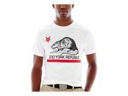 Zoo York Mens Republic Graphic T-Shirt white XL