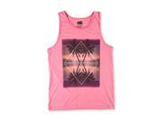 Hang Ten Mens Sandy Beach Tank Top neonpinkheather XL