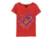 UPC 887177000640 product image for Style&co. Womens Floral Heart Graphic T-Shirt cozylovin S | upcitemdb.com