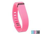 Fitbit Flex Wristband Bracelet with Clasp Replacement Accessory for Fitbit Flex Activity and Sleep Tracker - Pink