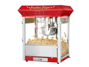 Great Northern Pasadena Red Antique Style Popcorn Popper Machine, 8 oz