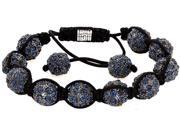 Royal Diamond Dark Blue Shamballa Swarovski Crystal Stone Balls Shamballa Bracelet