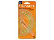 Fiskars Swing Arm Protractor Plastic Clear 6 Assorted Text Color Each