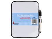 Dry Erase 6 x 8 Whiteboard with Marker and Magnet Strips Colors May Vary
