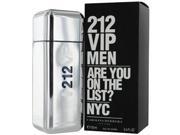 212 Vip By Carolina Herrera Edt Spray 3.4 Oz For Men