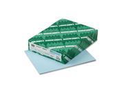 Exact Index Card Stock 110 lbs. 8 1 2 x 11 Blue 250 Sheets Pack WAU49521