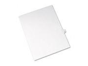 Allstate Style Legal Side Tab Divider Title 42 Letter White 25 Pa
