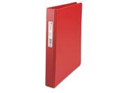 D Ring Binder 1 Capacity 8 1 2 x 11 Red UNV20763