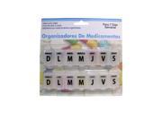7 day Spanish language pill case Pack of 24