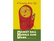 Basket Ball Bubble Gum Bank 28x42 Giclee on Canvas - DSD510149