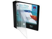 Avery Consumer Products AVE10852 3 Ring View Binder 1in. Capacity 11in.x8 .50in. Black