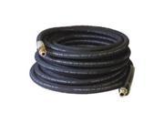 Apache 98388085 3 8in ID x 50ft Black Rubber Pressure Washer Hose Coupled MPT x