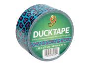 Colored Duct Tape 1.88 x 10 yds 3 Core Blue Leopard