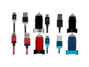 Case Logic 2.1 Amp. Micro Dual Usb Vehicle Charger Assorted Colors