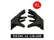 1000 Black Medical Examination Nitrile Powder Free Gloves 5 Mil Size Xlarge