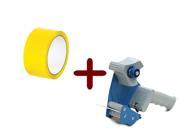 Colored Packing Shipping Tape Yellow 2 110 Yards 36 Rolls 2 Mil Free 2 Inch Tape Gun Dispenser