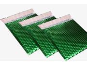 Metallic Glamour Bubble Mailers Envelope Bags 7.5 x 11 Green 2000 pcs = 8 Cases