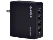 ORICO 31 Watt PowerFast Adapter for Accelerated Charging for iPhone iPad Samsung Galaxy Cell Phone & Tablet - Black