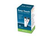 Easy Touch Glucose Test Strips 50 ea. Model 807050