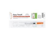 Easy Touch 29 Gauge 1 cc 1 2 in Retractable Insulin Safety Syringe w Fixed Needle 1 ea 862915