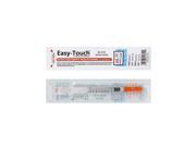 EasyTouch Retractable Insulin Safety Syringe w Fixed Needle 30 gauge .5cc 5 16 inch 1 ea. Model 863056