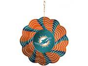 UPC 746851923746 product image for Miami Dolphins Logo Metal Geo Spinner | upcitemdb.com