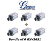 UPC 600599429826 product image for BUNDLE of 6 Grandstream GXV3651 FHD HD IP Camera 5 Megapixels, 1080p | upcitemdb.com