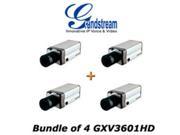 UPC 794348681327 product image for BUNDLE of 4 Grandstream GXV3601_HD High resolution 2 Megapixels, 2-way audio | upcitemdb.com