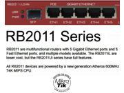 MikroTik 2011iLS IN RB2011iLS IN Gigabit Router SFP 5 port PoE OSL4 FTTH