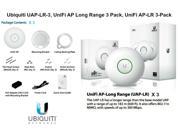 Ubiquiti UAP LR 3 UniFi AP Long Range 3 Pack UniFi AP LR 3 Pack PoE 300 Mbps