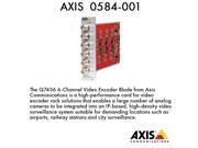 AXIS Q7436 Video Encoder Blade High performance flexible 6 channel encoder