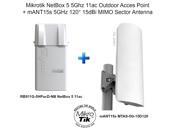 Mikrotik NetBox 5 5Ghz 11ac Outdoor AP mANT 15s 5GHz 120 15dBi Sector Antenna