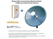 Mimosa B5c Connectorized Backhaul Radio 30dBi Dual Polarity Dish Antenna