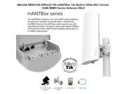 MikroTik RB921GS 5HPACD 15S mANTBox 15s with Dual Chain 802.11ac Radio 5GHz 15dBi 120deg Dual Polarization Sector