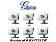 UPC 688474345478 product image for Grandstream GXV3615W, BUNDLE of 6 High quality Cube IP Cam w/ Int Wi-Fi, mic spk | upcitemdb.com