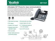 Yealink SIP T41S IPPhone Gigabit Ethernet PoE Optima HD Voice