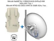 Mikrotik NetMETAL 5 RB922UAGS 5HPacD NM 5Ghz 802.11ac mANT30 30dBi 5Ghz 11ac