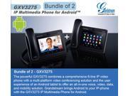Grandstream GXV3275 2 UNITS 6 lines Multimedia IP Phone VoIP and Devices