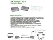 L Com ICR2204 Icron USB 2.0 Ranger 2204 4 Port Cat5e Extender System 100m Max