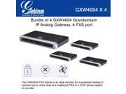 Grandstream GXW4004 4 UNITS IP Analog Gateway 4 FXS port Multiple SIP accounts