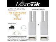 Mikrotik OmniTIK 5 Outdoor Access Point Router PoE 2 PACK PRE CONFIGURED