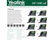 Yealink IP Phone SIP T48S 8 Pack 16 SIP accounts HD Voice PoE Support