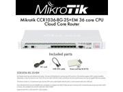 Mikrotik CCR1036 8G 2S EM Cloud Core Router 36 core CPU 8 Ports Gigabit